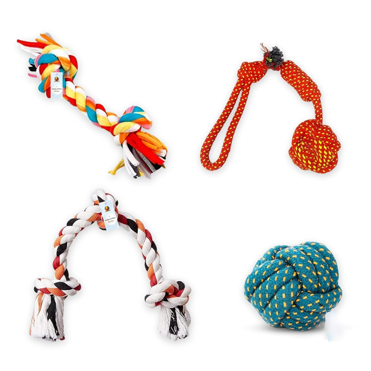 Durable Four-Piece Cotton Rope Combo