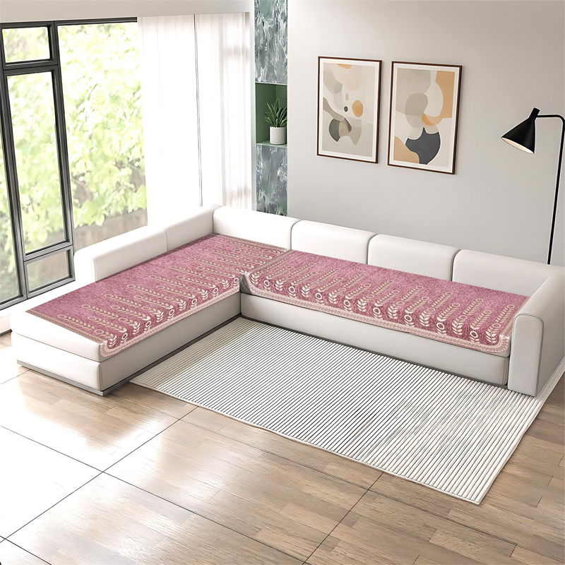 Textured Chenille Large Sofa Cover