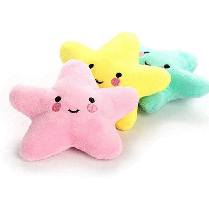 Smiling Star Shape Puppy Toy