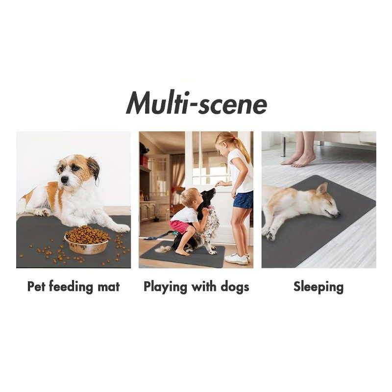Absorbent Quick Dry Pet Bowl Mat