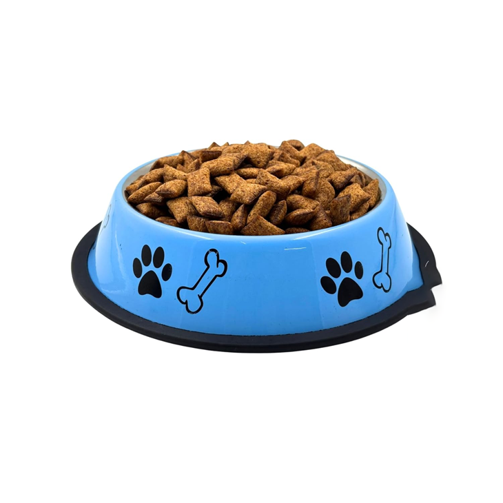 Non-Skid Rubber Bottom Stainless Steel Bowl