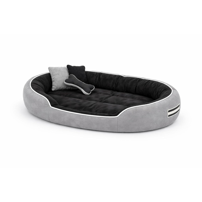 Reversible Oval Polyester Dog Comfort Bed