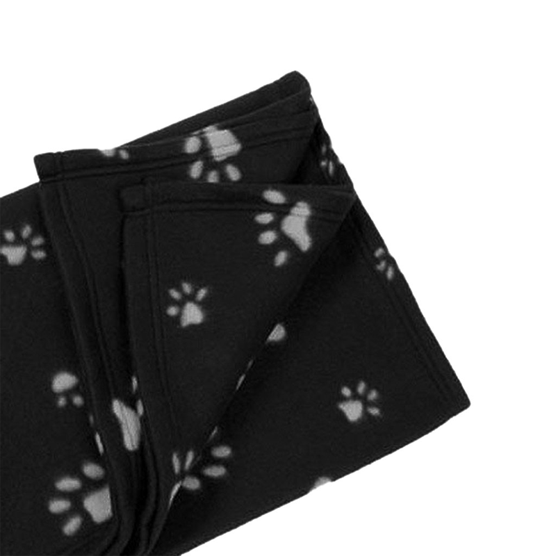 Paw Print Fleece Pet Comfort Blanket