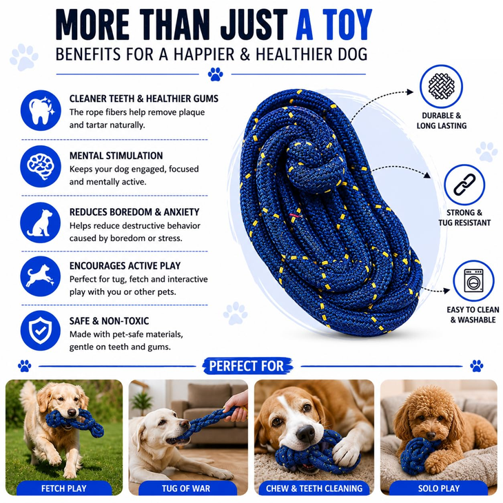 Teething Cotton Rope Slipper Toy