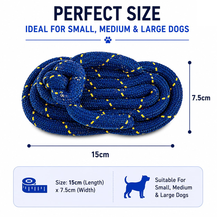 Teething Cotton Rope Slipper Toy