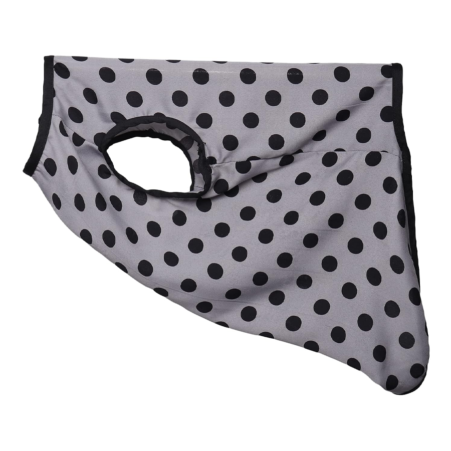 Grey Polka Summer Cotton Vest