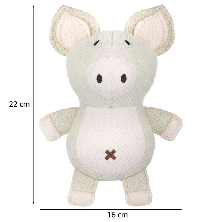 Woolly Pink Piggy Pet Toy