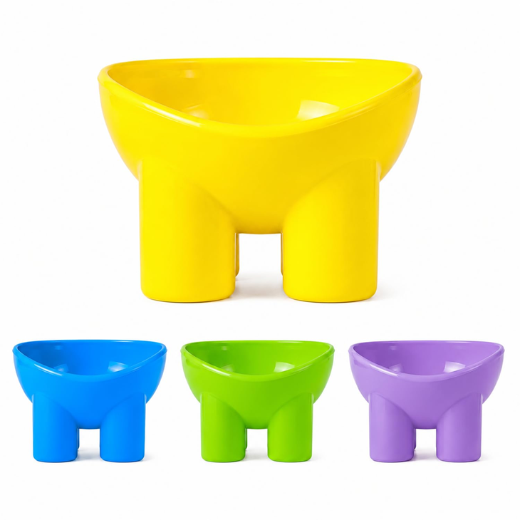 Four-Legged Ergonomic Elevated Cat Bowl