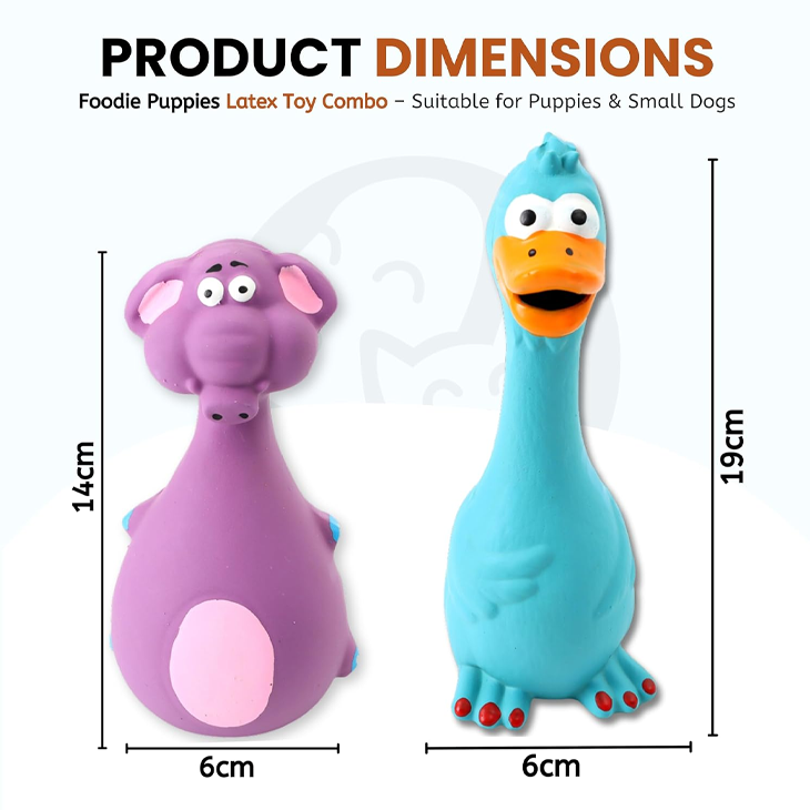 Natural Latex Rubber Squeaky Toy