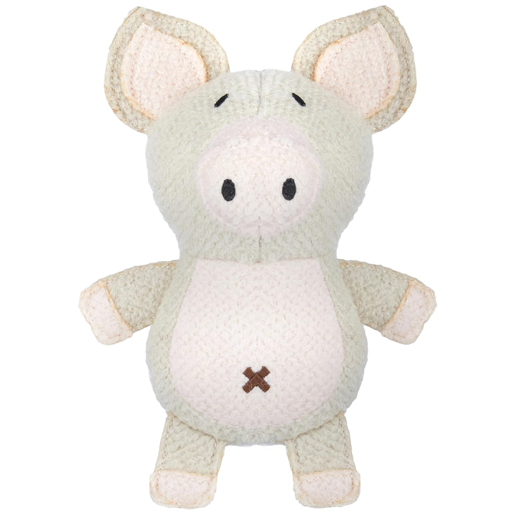 Woolly Pink Piggy Pet Toy