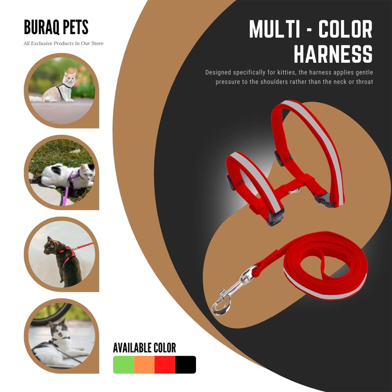 Reflective Escapeproof Cat Harness