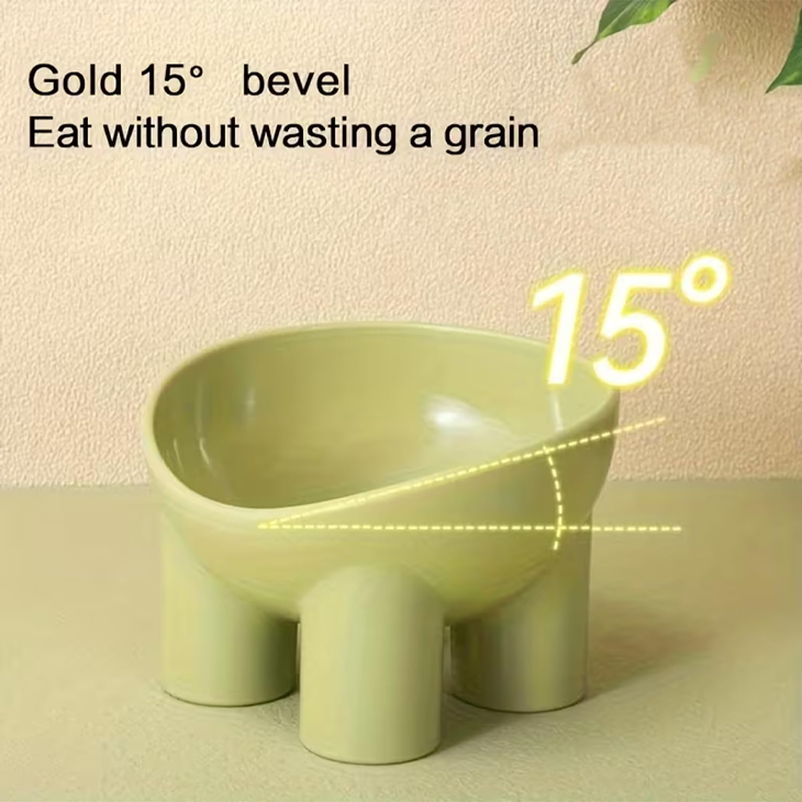 Four-Legged Ergonomic Elevated Cat Bowl