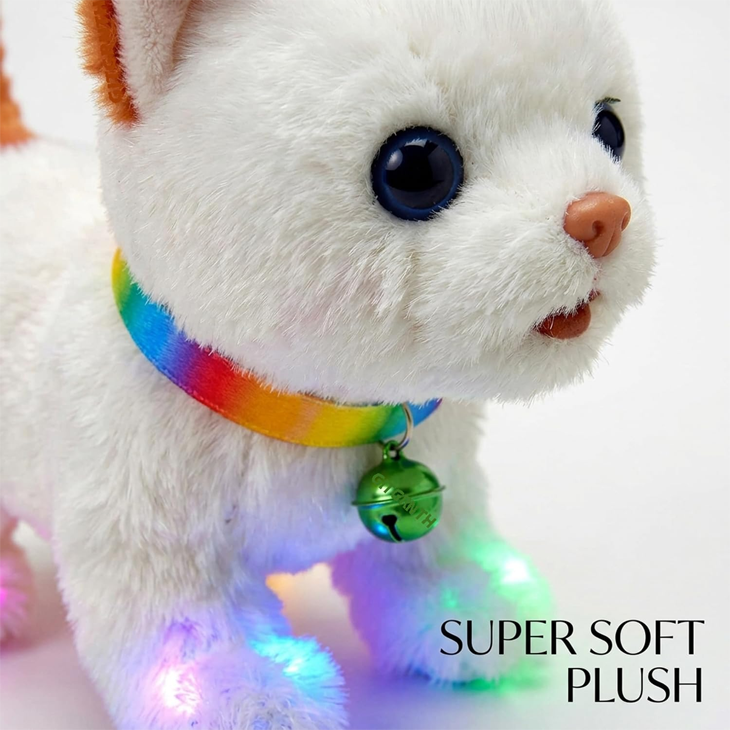 Walking Plush LED Cat Toy