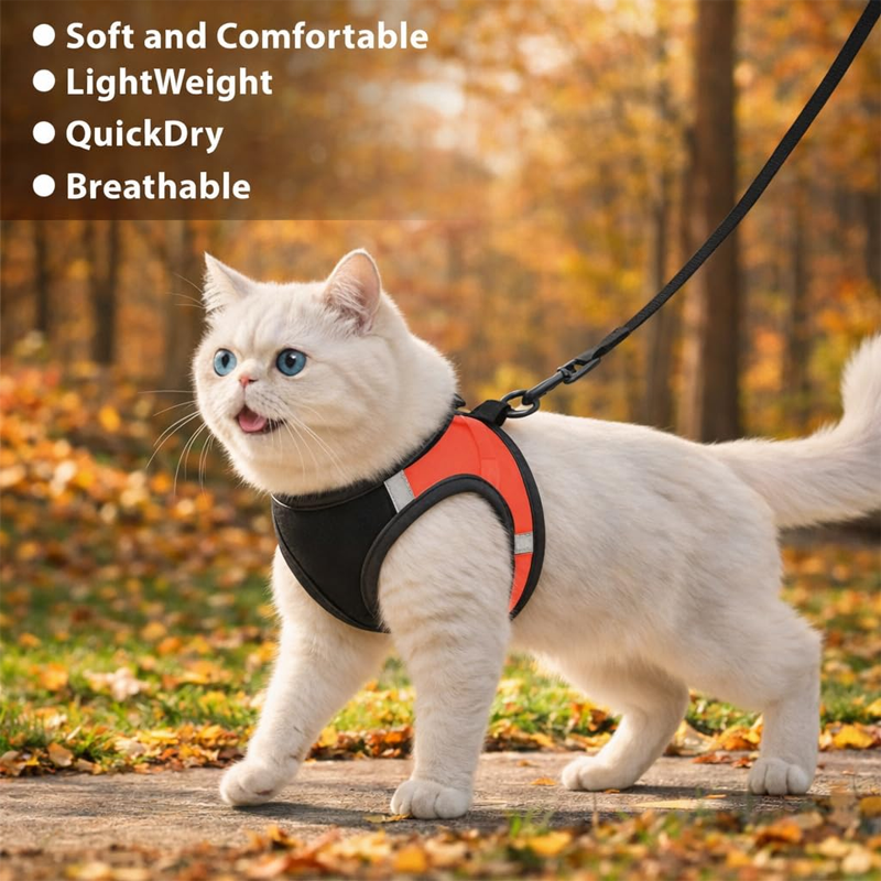 Breathable Escapeproof Mesh Cat Vest