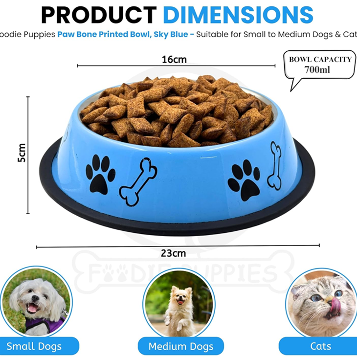 Non-Skid Rubber Bottom Stainless Steel Bowl