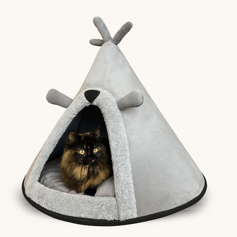 Pyramid Shaped Cozy Small Pet Hideaway Hut