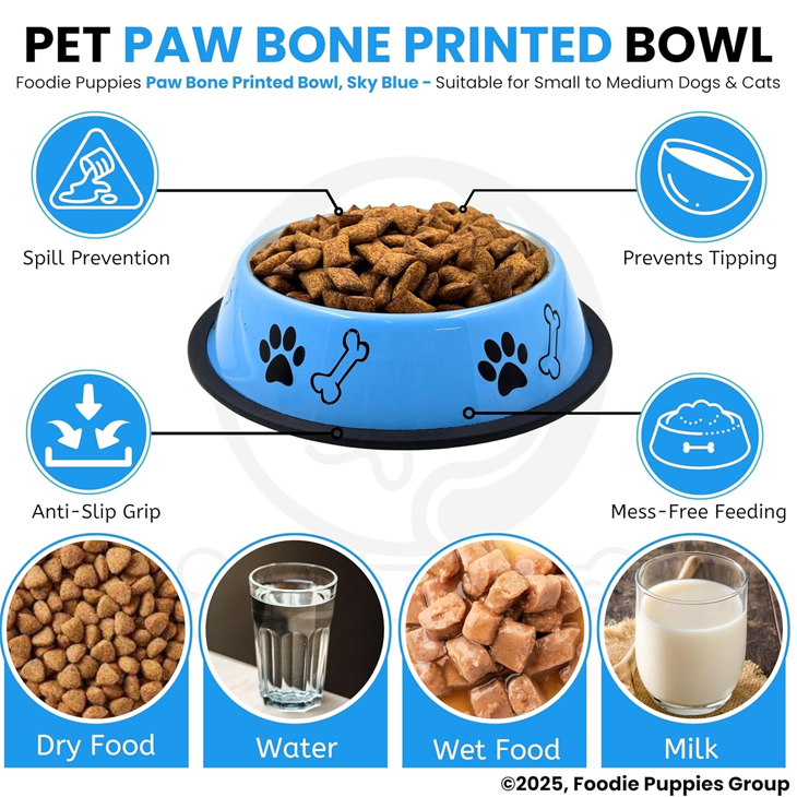 Non-Skid Rubber Bottom Stainless Steel Bowl