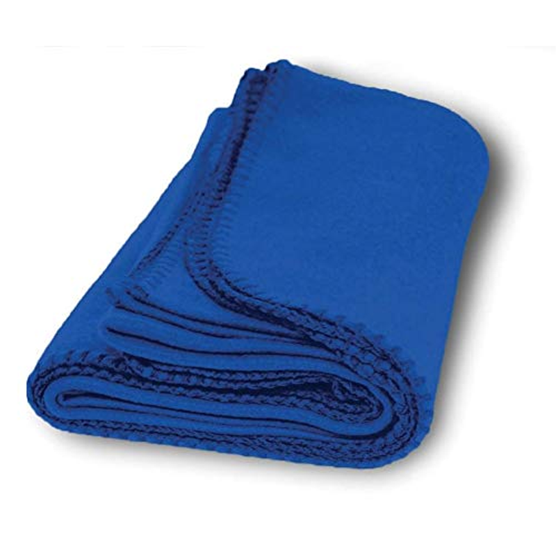 Royal Blue Fluffy Fleece Pet Blanket