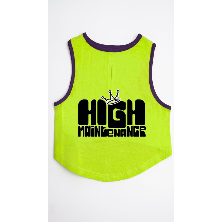Sleeveless Cotton Printed Pet Summer Tee
